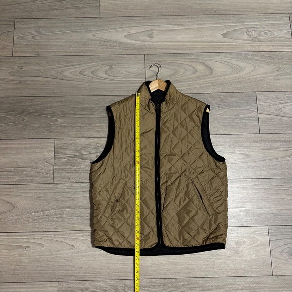 Vintage Levi’s Reversible Nylon Quilted Vest Black and Tan Men’s Unisex - Picture 10 of 16